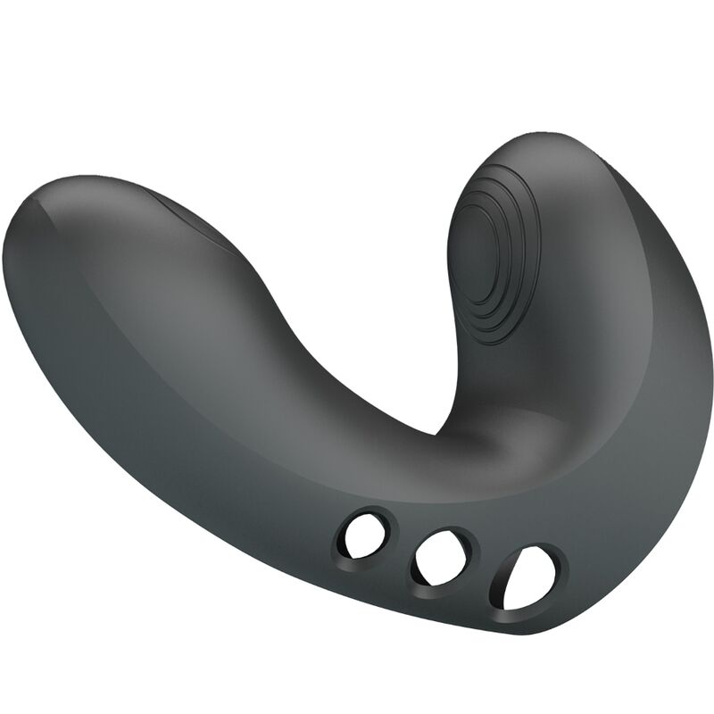 Mercadox PRETTY LOVE - VIBRADOR DE DEDO CAMELIA 7 VIBRAÇÕES PRETO