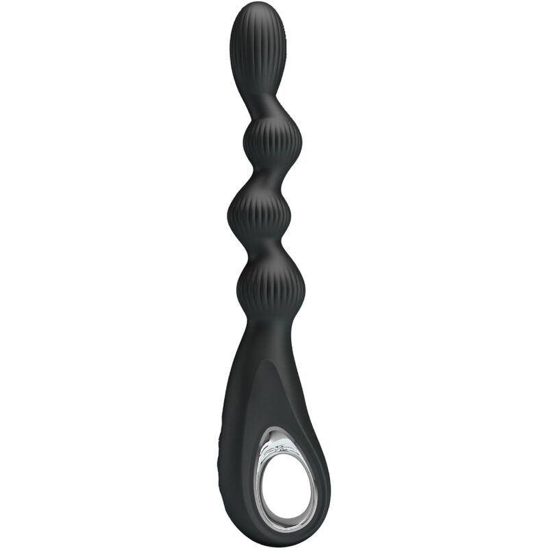 Mercadox PRETTY LOVE - FEDERER VIBRADOR ANAL 12 VIBRAÇÕES PRETO
