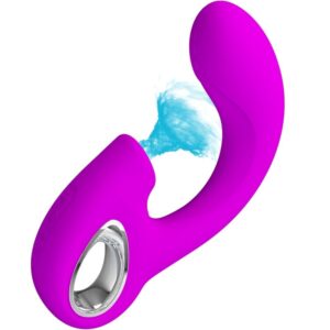 PRETTY LOVE – SIBEL SIBEL VIBRADOR PONTO G + ESTIMULADOR DE CLITÓRIS 10 VIBRAÇÕES ROXO
