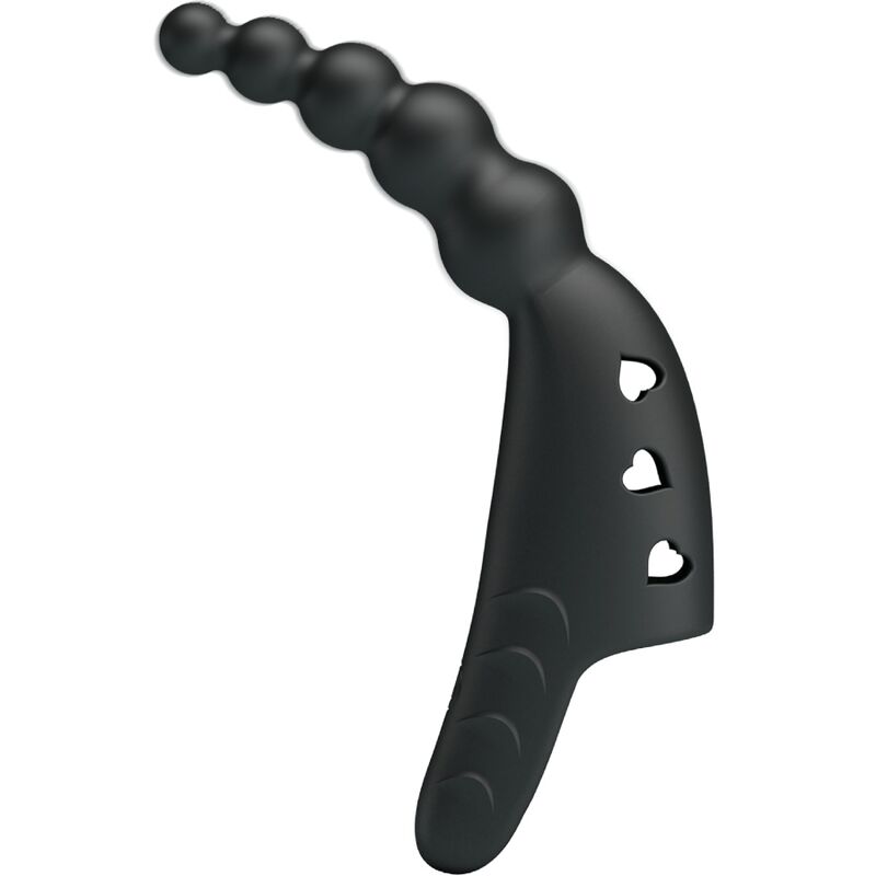 Mercadox PRETTY LOVE - VIBRADOR DE DEDO JORDIN 10 VIBRAÇÕES PRETO