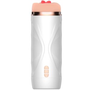 SHEQU – MASTURBADOR VIBRATÓRIO RILEY COM SUCÇÃO