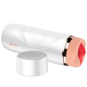 SHEQU – MASTURBADOR VIBRATÓRIO RILEY COM SUCÇÃO