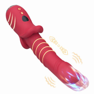ARMONY – POINT A ESTIMULANTE VIBRADOR DILDO VERMELHO