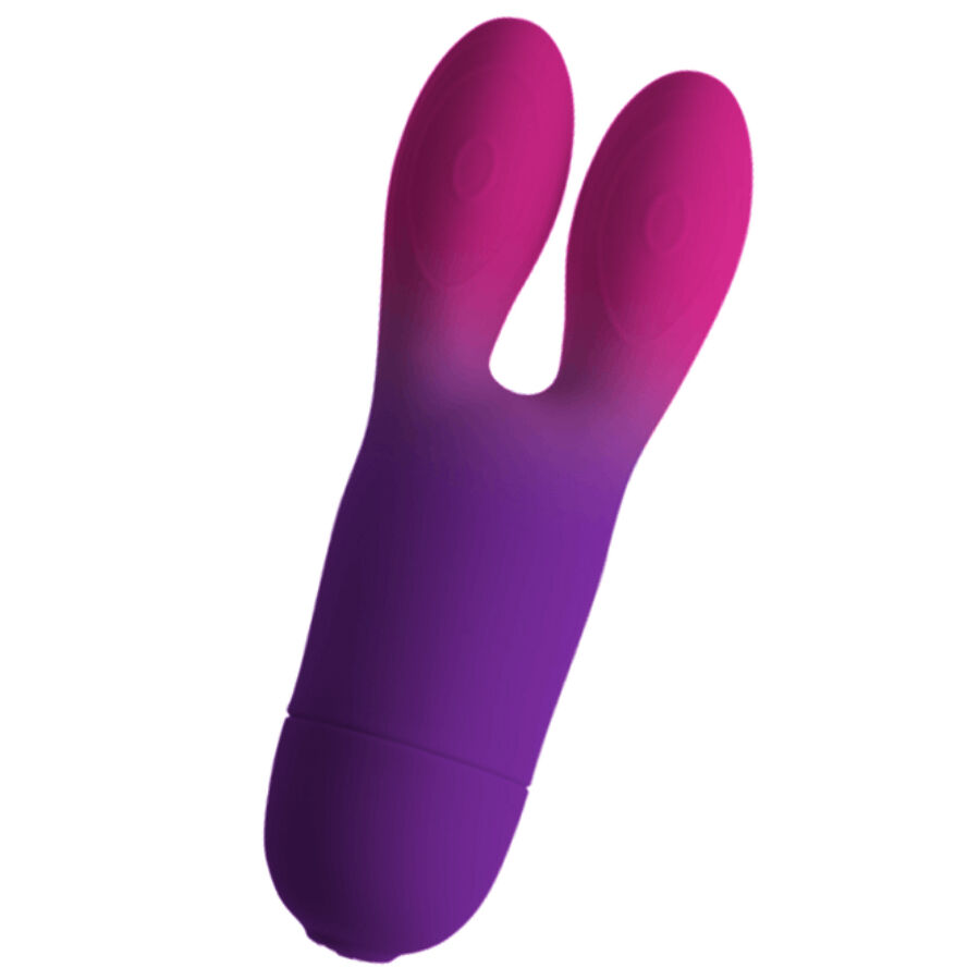 Mercadox ROCKS-OFF - VIBRADOR FLEXÍVEL GLO-GIRL BUNNY ROXO