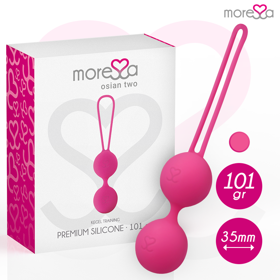 Mercadox MORESSA - OSIAN DOIS SILICONE PREMIUM ROSA