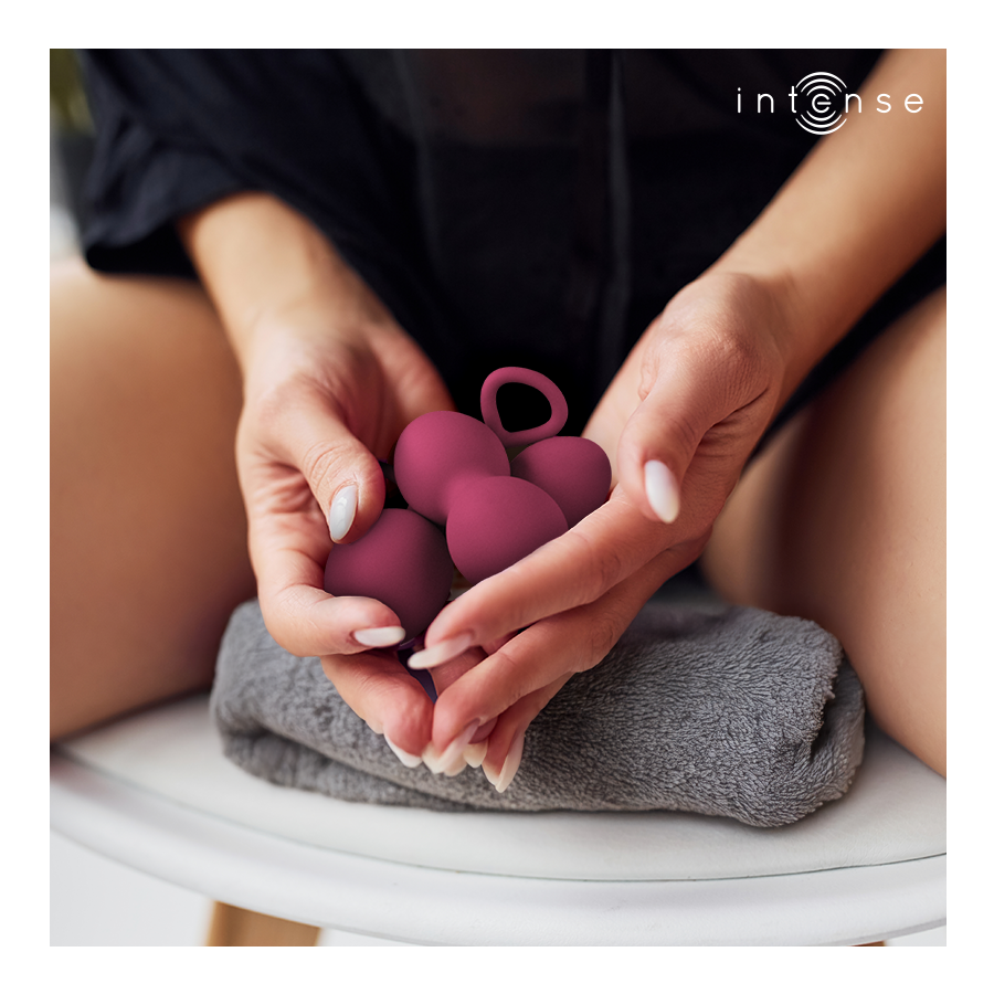 INTENSE - KIT CHARLI KEGEL BALL BURGUNDY - Image 2