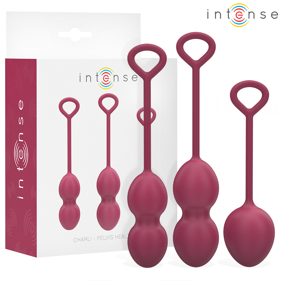 Mercadox INTENSE - KIT CHARLI KEGEL BALL BURGUNDY