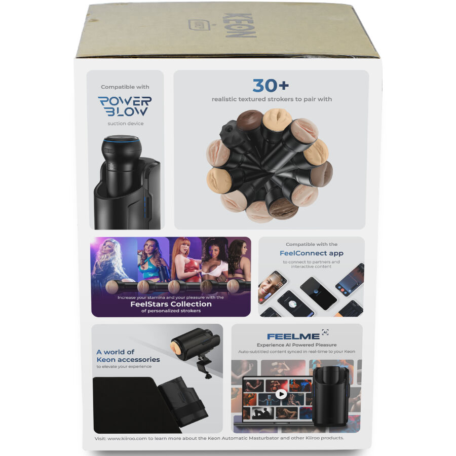KIIROO - KEON WIFI COMBO MASTURBADOR AUTOMÁTICO + FEEL STROKER - Image 3