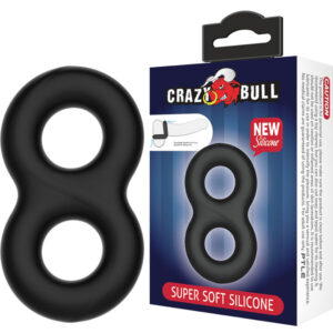 CRAZY BULL – ANEL DE SILICONE DUPLO INFINITO