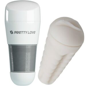 PRETTY LOVE – MASTURBADOR DE VAGINA KITTY WHITE