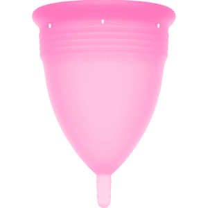 STERCUP – COPO MENSTRUAL DE SILICONE FDA ROSA – TAMANHO L
