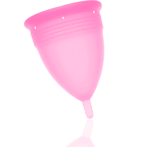 STERCUP – COPO MENSTRUAL DE SILICONE FDA ROSA – TAMANHO S