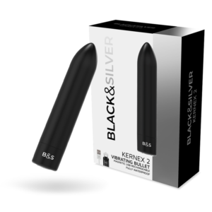 BLACK&SILVER – BALA MAGNÉTICA VIBRANTE PRETA KERNEX 2 PRETA
