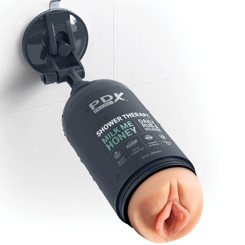 PDX PLUS - STROKER MASTURBATOR DESIGN DISCRETO DO GARRAFA DE SHAMPOO MILK ME HONEY - Image 2