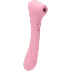FEMINTIMATE – MASSAGEADOR DAISY SUCÇÃO E VIBRADOR ROSA
