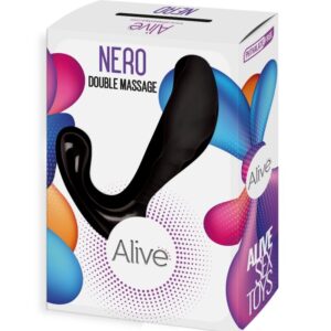 ALIVE – NERO DUPLO MASSAGER ANAL E PROSTÁTICO