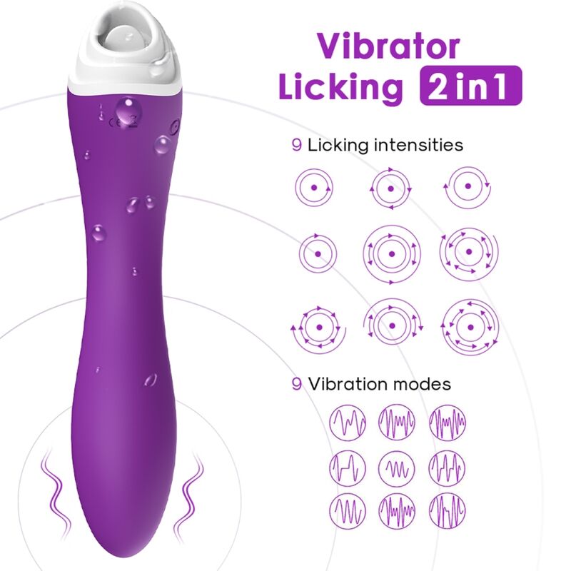 ARMONY - FAIRYLAND LAMINDO CLITOR VIBRANTE E VIBRADOR ROXO - Image 2