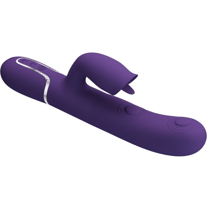 Mercadox BONITO AMOR - VIBRADOR DE COELHO COM LAMBIDA ROXO
