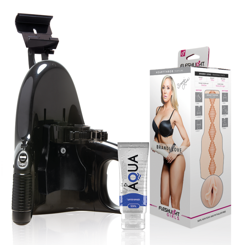 Mercadox FLESHLIGHT - BRANDI LOVE VAGINA + LANÇAMENTO UNIVERSAL + LUBRIFICANTE AQUA QUALITY 50 ML
