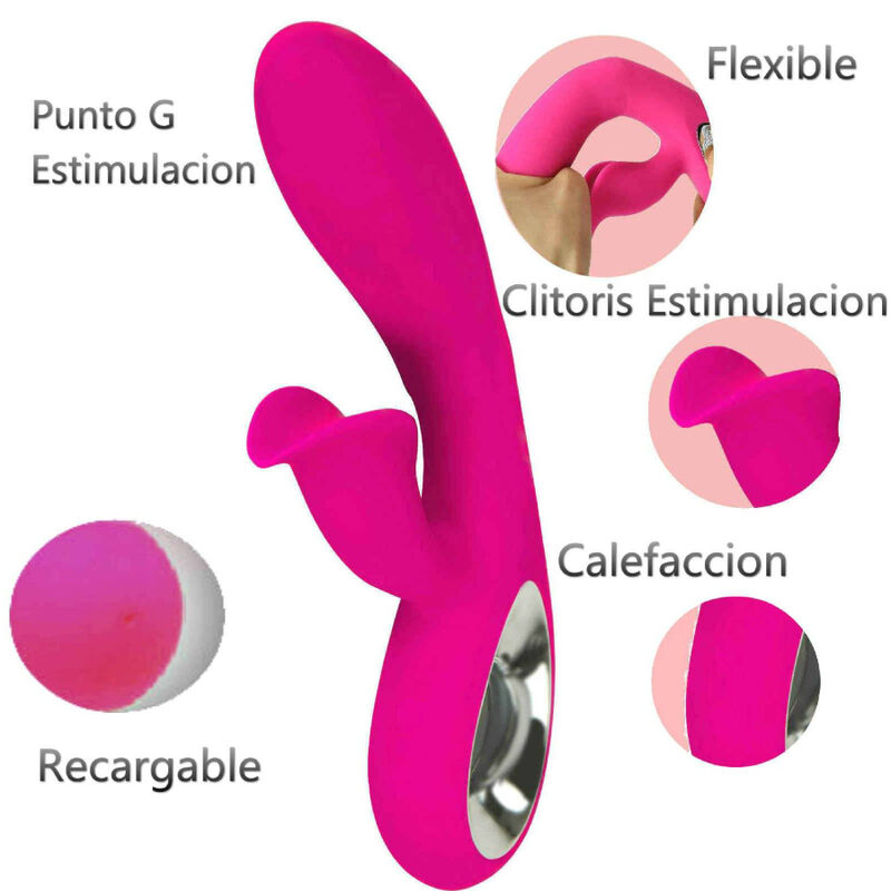 Mercadox ARMONY - VIBRADOR DARO E ESTIMULADOR DE ANEL DE PUXAO FÚCSIA