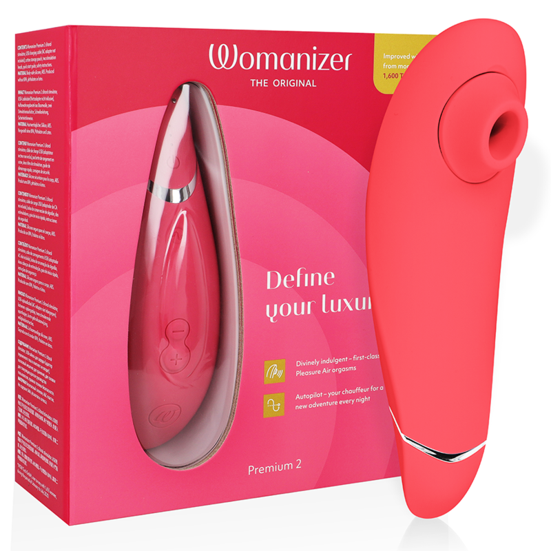 Mercadox WOMANIZER - PREMIUM 2 ESTIMULADOR CLITORIAL RASPBERRY