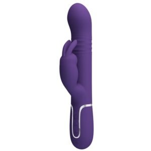PRETTY LOVE – COALE VIBRADOR  COELHO 4 EM 1 ROXO