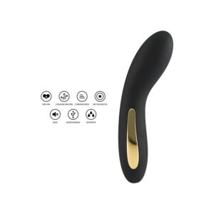 TOYJOY – VIBRADOR PRETO COM LUZ LUMINADA