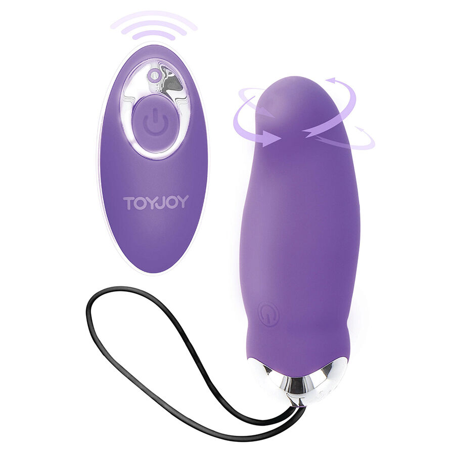 Mercadox TOYJOY - FELICIDADE MEU ORGASMO EGGSPLODE VIBRADOR ROXO CONTROLE REMOTO