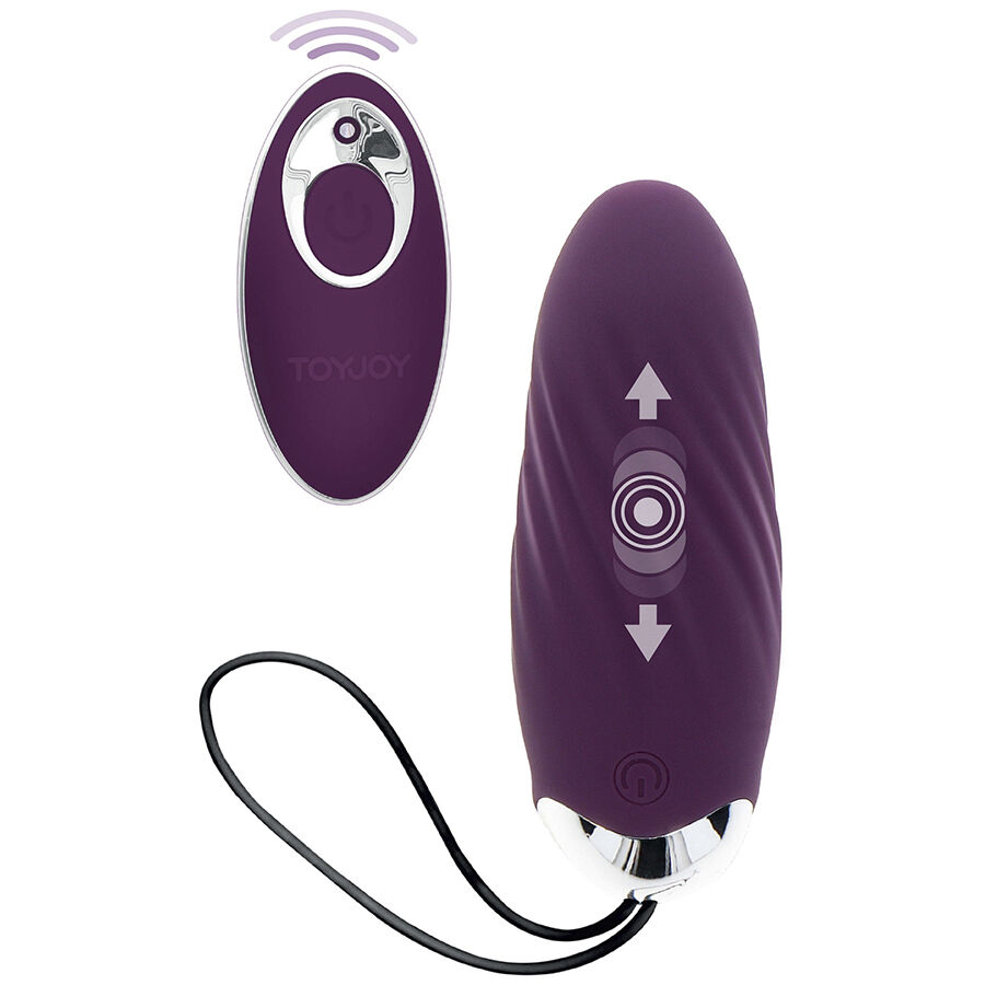 Mercadox TOYJOY - FELICIDADE KNOCK KNOCK EGGSTAVAGANT VIBRADOR CONTROLE REMOTO ROXO