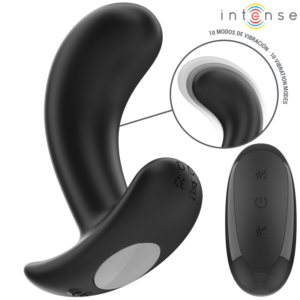 INTENSE – CHANDLER ANAL PLUG 10 VIBRAÇÕES PRETO CONTROLE REMOTO
