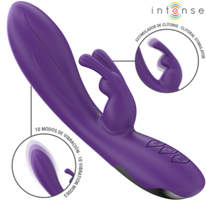 INTENSE – RANDALL RABBIT VIBRADOR 10 VIBRAÇÕES ROXO