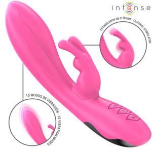 INTENSE – RANDALL RABBIT VIBRADOR 10 VIBRAÇÕES ROSA