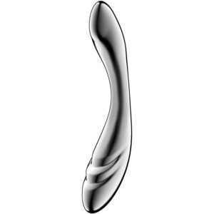 SATISFYER – PURE GRAVITY 3 DILDO DE AÇO INOXIDÁVEL COM DUAS EXTREMIDADES