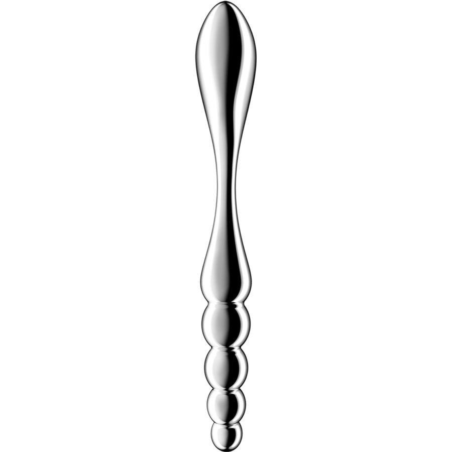 SATISFYER - STAR FORCE 1 DILDO DE AÇO INOXIDÁVEL COM DUAS EXTREMIDADES - Image 2