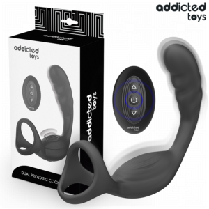 ADDICTED TOYS – ANEL PENIANO DUPLO PARA PRÓSTATA COM CONTROLE REMOTO
