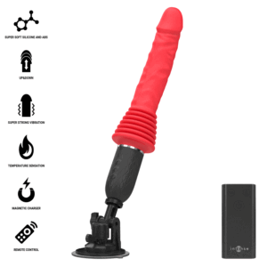 INTENSE – CYNTHIA VIBRADOR DE IMPULSO COM CONTROLE REMOTO E AQUECIMENTO