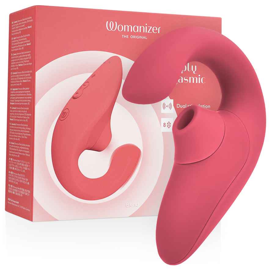 Mercadox WOMANIZER - VIBRADOR ESTIMULADOR BLEND RABBIT ROSA VIBRANTE