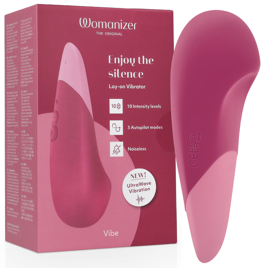 Mercadox WOMANIZER - VIBE VIBE VIBRADOR SILENCIOSO DE USO INTERNO ROSA ESCURO