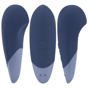WOMANIZER – VIBE VIBRADOR SILENCIOSO DE USO À DIRETA AZUL ESCURO