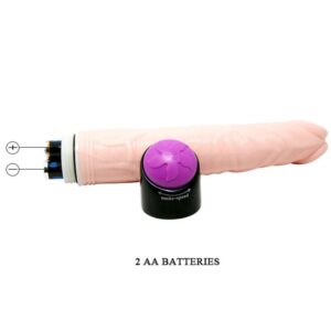 BAILE – VIBRADOR REALÍSTICO ADOUR CLUB 23 CM NATURAL