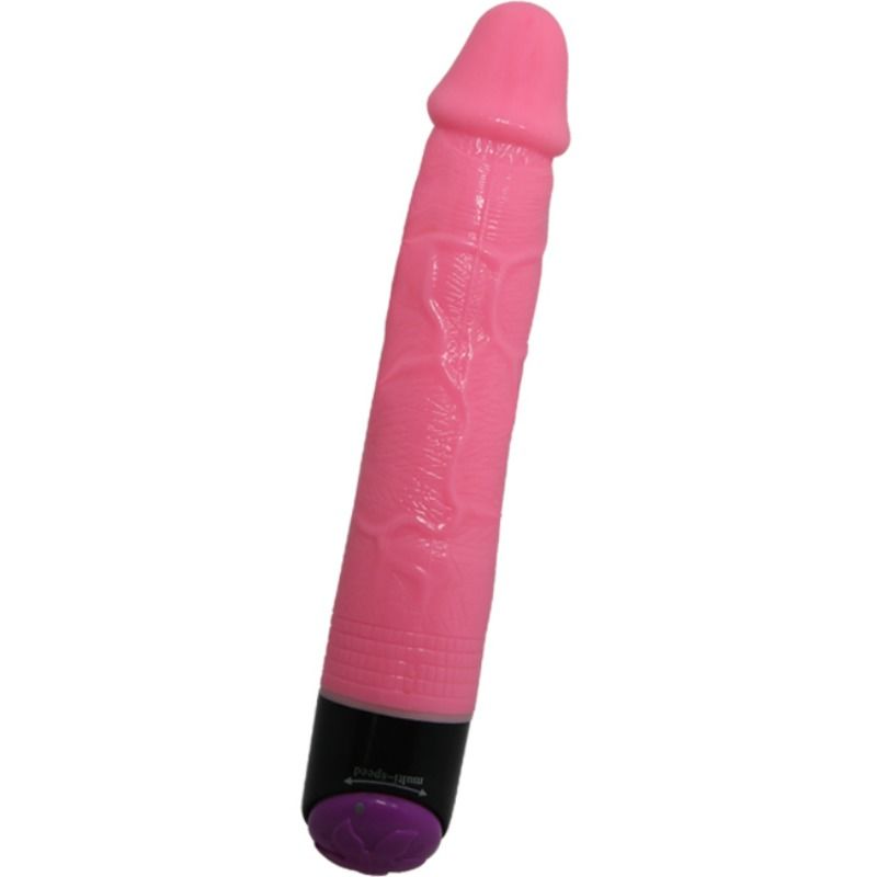 Mercadox BAILE - VIBRADOR SEXO REALISTA COLORIDO ROSA 23 CM