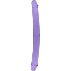 SEVEN CREATIONS – DUPLO PÊNIS 30 CM ROXO