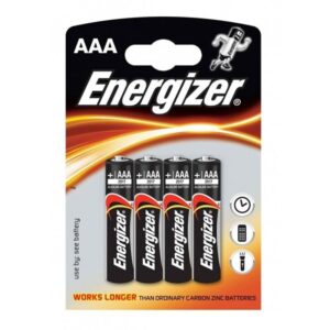 ENERGIZER – BATERIA ALCALINA AAA LR03 *4