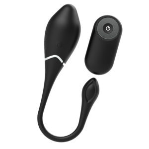 BLACK&SILVER – OVO VIBRATÓRIO RECARREGÁVEL JENELL