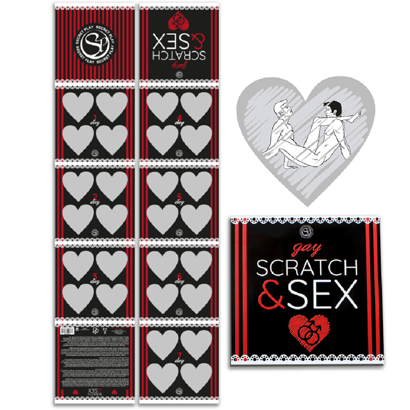 Mercadox SECRETPLAY - JOGO DE CASAIS GAYS SCRATCH & SEX (ES/EN/FR/PT/DE)