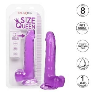CALEXOTICS – DILDO QUEEN TAMANHO ROXO 20.3 CM