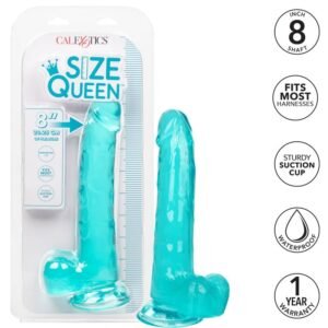 CALEXOTICS – DILDO QUEEN TAMANHO AZUL 20.3 CM