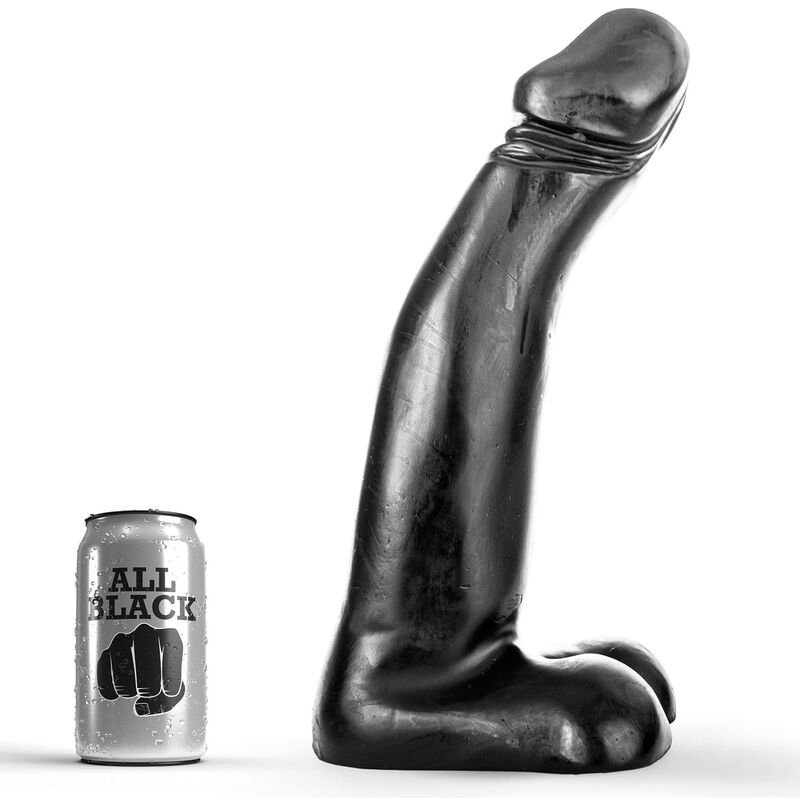 Mercadox ALL BLACK - DILDO DE FISTING PRETO REALÍSTICO 29 CM