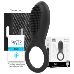 MR BOSS – TINO ANEL ESTIMULADOR + CONTROLO REMOTO WATCHME