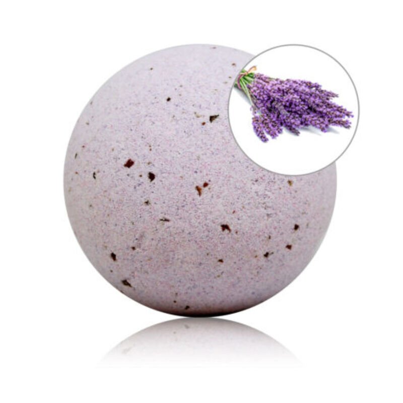 Mercadox TALOKA - BOMBA DE BANHO PERFUMADA DE LAVANDA COM PÉTALAS DE ROSA